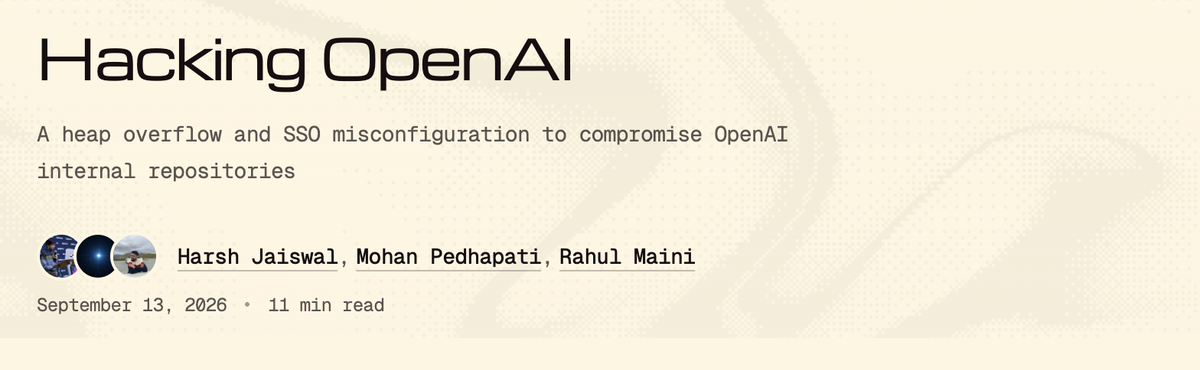 Hacktron: Hacking OpenAI